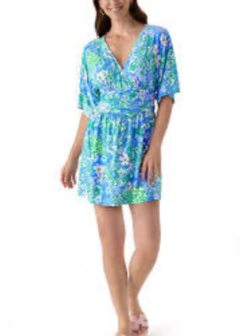 Lilly Pulitzer Parigi Skort Romper Sunwashed Blue XXS NWT Dress Cruise Resort